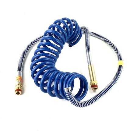 Phillips Line Assy, Air, Coiled, Brake, Power Grip, Blue Service Coil Only, 15 Ft Working Length W/ 40 11-3390